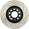 Centric Parts Sport Drilled/Slotted Brake Rotor, 127.33096L 127.33096L - alternate 1